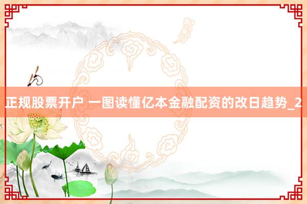 正规股票开户 一图读懂亿本金融配资的改日趋势_2